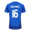 Italien Bryan Cristante #16 Heimtrikot EM 2024 Kurzarm